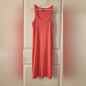 Ralph Lauren Ribbed Knit Tank Top Dress